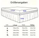 Agger Bettrock Schwarz Elastisch mit Pompons Bild 1