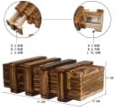 Flintry Geschenkbox Holz Magische Rätselbox mit 2 Fächern Bild 3