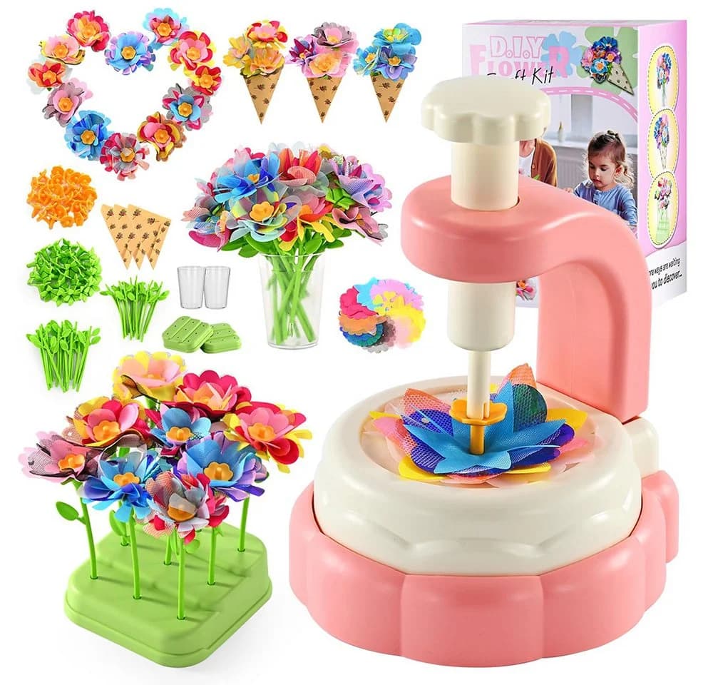Flintry Kreativset Flower Schmuck-Bastelset Bunt für Kinder - Bild 2