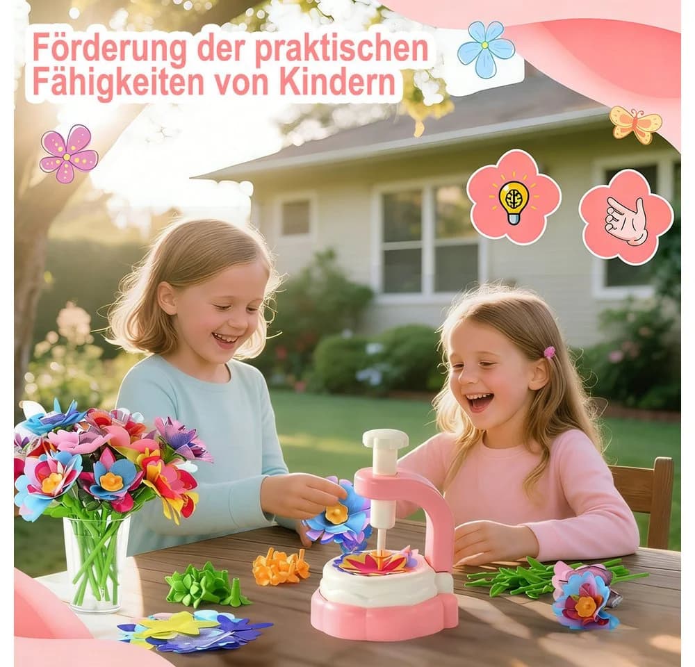 Flintry Kreativset Flower Schmuck-Bastelset Bunt für Kinder - Bild 4