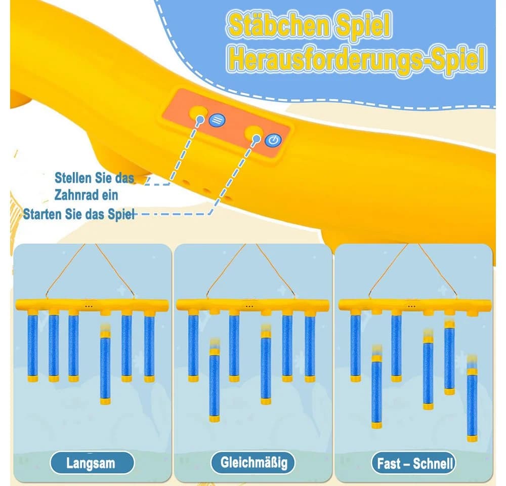 nsihing Reflex-Fallstäbe-Challenge-Spiel Blau