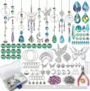 Agger Windspiel 400-teiliges DIY Sonnenfänger Set Bunt Transparent Bild 2