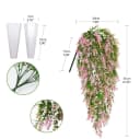 Agger Kunstblumenstrauß 2 Stück Hängend Rosa Lavendel Bild 5