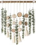 Agger Hängedekoration Eukalyptus Wanddeko Grün Boho Bild 2