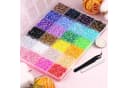 Zaewry Kreativset Jelly Strasssteine 30-tlg. Bunt mit Kleber & Stift Bild 1