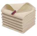 Zaewry Geschirrtuch 4-tlg. Beige Waffle Baumwolle 34x34 cm Bild 2