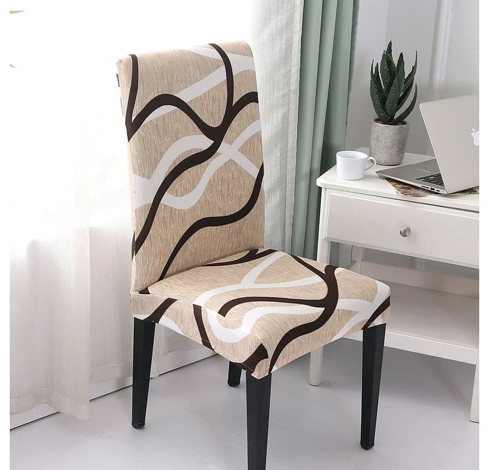 Zaewry Stuhlhusse Stretch 4er Set Abnehmbar