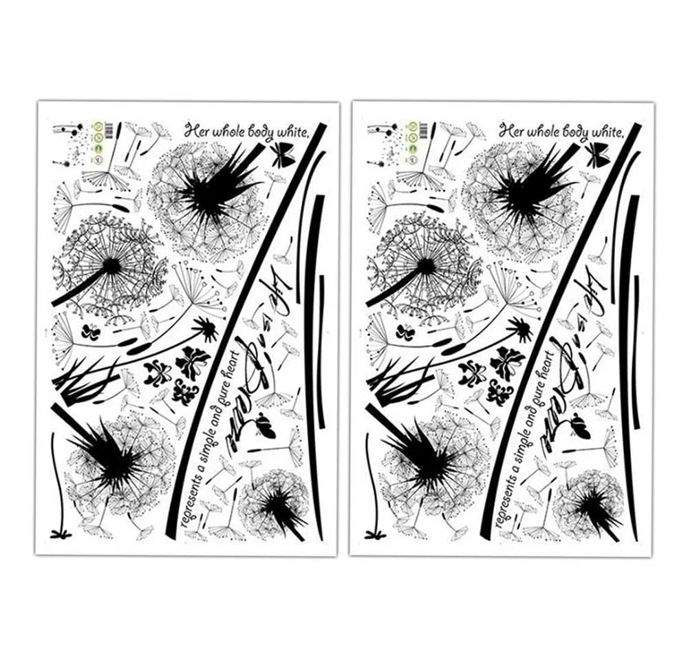 Zaewry Wandtattoo Pusteblume Blumenmotiv 2 Stk. - Bild 2
