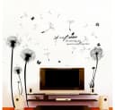 Zaewry Wandtattoo Pusteblume Blumenmotiv 2 Stk. Bild 3