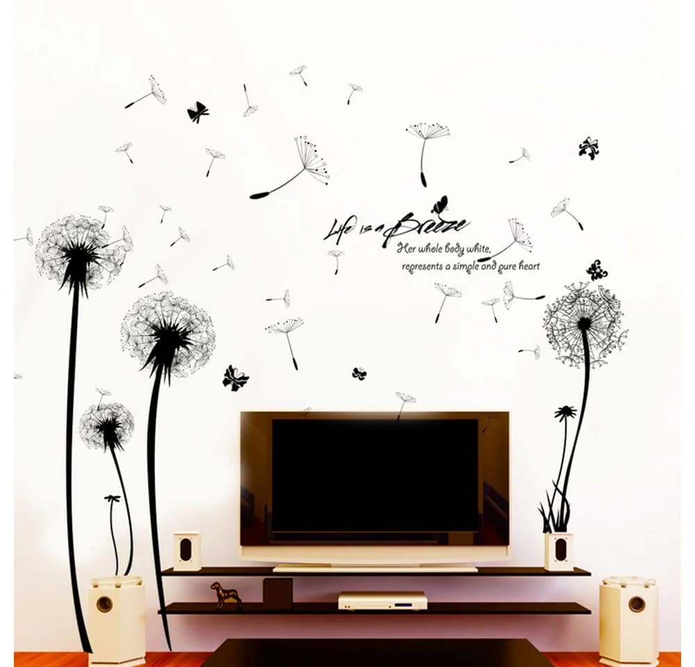 Zaewry Wandtattoo Pusteblume Blumenmotiv 2 Stk. - Bild 3