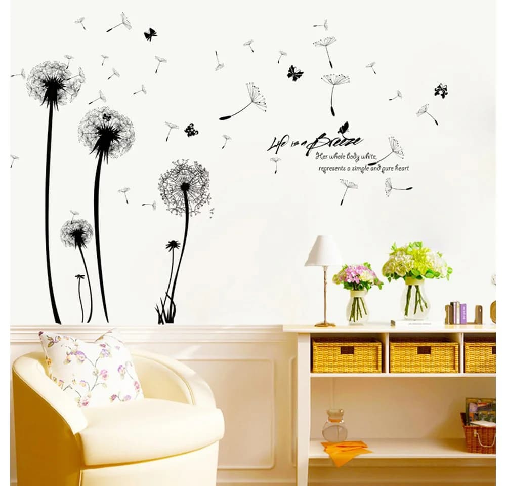 Zaewry Wandtattoo Pusteblume Blumenmotiv 2 Stk. - Bild 5