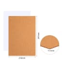 Zaewry Korkplatten 5er Set Selbstklebend Rechteckig Braun Bild 1