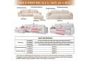 Agger Sofaschoner Couch Überzug Beige Rutschfest Bild 4