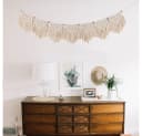 Agger Makramee Wandbehang Boho Wanddeko Handgewebt Bild 1