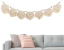 Agger Makramee Wandbehang Boho Wanddeko Handgewebt Bild 2