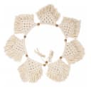 Agger Makramee Wandbehang Boho Wanddeko Handgewebt Bild 4