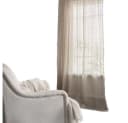 Agger Boho-Spitzengardine Beige Gehäkelter Makramee-Vorhang mit Quasten Bild 2