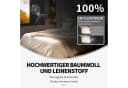 Agger Verdunklungsrollo Grau Leinenoptik ohne Bohren Bild 4