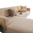 Agger Sofahusse Sofa Überzug Beige Teddyfleece Bild 2
