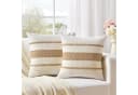 Agger Kissenbezug 2er-Set Beige Boho-Zierkissenbezüge Bild 1