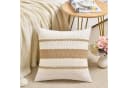 Agger Kissenbezug 2er-Set Beige Boho-Zierkissenbezüge Bild 3
