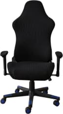 Agger Bürostuhlhusse 4Stk Schwarz Gaming Stuhl Bezug Waschbar Bild 2