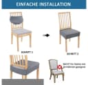 Agger Wasserdichte Stuhlhusse Beige Abnehmbar & Waschbar Bild 5