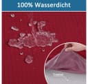 Agger Wasserdichter Stuhlbezug Burgunderrot Abnehmbar Bild 3