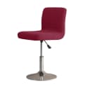 Agger Barhocker-Schonbezug 2er Set Stretch Samt Weinrot Bild 2