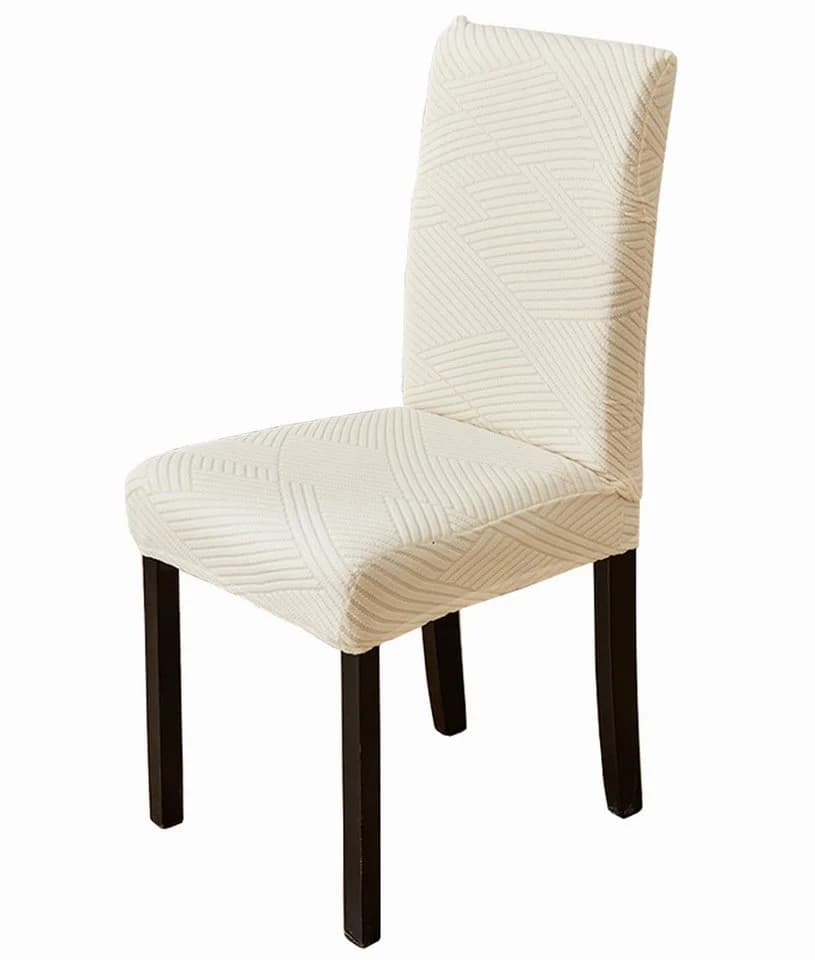 Agger Stuhlhusse Stretch Beige Polyester Stuhlbezug - Bild 2