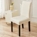 Agger Stuhlhusse Stretch Beige Polyester Stuhlbezug Bild 3
