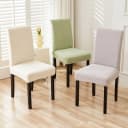 Agger Stuhlhusse Stretch Beige Polyester Stuhlbezug Bild 5