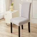 Agger Stuhlhusse Stretch Hellgrau Polyester Bild 3
