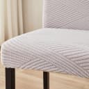 Agger Stuhlhusse Stretch Hellgrau Polyester Bild 4