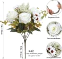 Agger Kunstblumenstrauß Rosa Künstliche Rosen & Gänseblümchen Bild 1