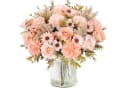 Agger Kunstblumenstrauß Künstliche Rosen Gänseblümchen Rosa Bild 2