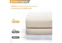 Agger Duschvorhang Beige Leinen-Optik Anti-Schimmel Bild 4