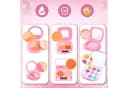 CLTYQ Kreativset Kinder Handtasche Set mit Zubehör und Spiel-Make-up Rosa Bild 3
