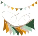 CLTYQ Wimpelkette Kinderzimmer Bunt Musselin Baumwolle 2,6m Bild 2