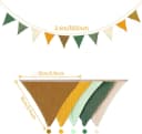 CLTYQ Wimpelkette Kinderzimmer Bunt Musselin Baumwolle 2,6m Bild 5