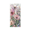 Agger Blumen-Fenstersticker Rosa PVC Dekorative Fensterfolie Bild 2
