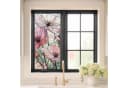 Agger Blumen-Fenstersticker Rosa PVC Dekorative Fensterfolie Bild 3