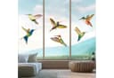 Agger Frühlings-Vogel-Fenstersticker Set 78-tlg. Bunt Transparent Bild 1