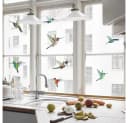 Agger Frühlings-Vogel-Fenstersticker Set 78-tlg. Bunt Transparent Bild 3