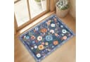 Agger Fußmatte Blumenmuster Boho-Stil Polyester Bild 1