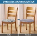 Diwzbyn Stuhlhusse Esszimmerstuhlbezug Samt Elastisch Bild 3