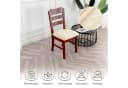 Agger Stuhlhusse Wasserdicht Beige Stretch-Sitzbezug Bild 5