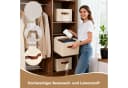 Agger Aufbewahrungsbox mit Deckel & Sichtfenster Beige Bild 5