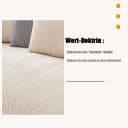 Diwzbyn Sofaschoner Chenille Beige Rutschfest Bild 5