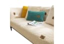 Diwzbyn Sofaschoner Beige Samt Anti-Rutsch Bild 2